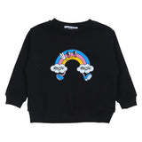 Mousse Black Groovy Rainbow Sweatshirt