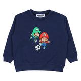 Mousse Navy Blue Soccer Duo Sweatshirt