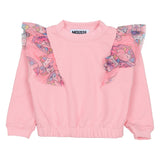 Mousse Pink Ruffle Fantasy Sweatshirt