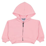 Mousse Pink Cropped Comfort Hoodie