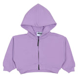 Mousse Lilac Bear Back Zip Hoodie