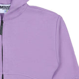Mousse Lilac Bear Back Zip Hoodie