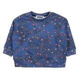 Mousse Blue Comic Hero All-Over Sweatshirt
