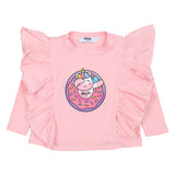 Mousse Pink Ruffle Unicorn Donut T-Shirt