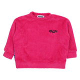 Mousse Hot Pink Fun Faux-Fur Sweatshirt