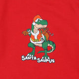 Mousse Red Santa Saurus Sweatshirt