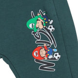 Mousse Green Mario Soccer Print Joggers