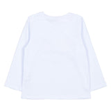 Mousse White Girl & Snowman Print Full Sleeve T-Shirt