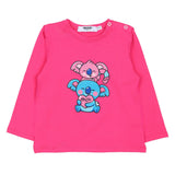 Mousse Pink Koala Print Full Sleeve T-Shirt