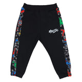 Mousse Black Hero Stripe Joggers