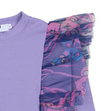 Mousse Lavender Ruffle Sleeve T-Shirt