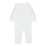 Off-White White sleeve-graphic babygrow set