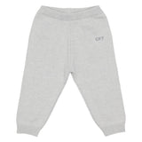 Off-White Grey Diagonal Logo Knit Tracksuit