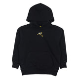 Off-White Black Diagonals Logo Print Hoodie