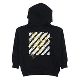 Off-White Black Diagonals Logo Print Hoodie