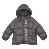 Off-White Grey Ripstop Puffer Jacket