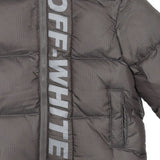 Off-White Grey Ripstop Puffer Jacket