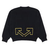 Off-White Black Yellow Logo Sweater