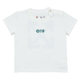Off-White White Off Logo Print T-Shirt