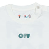 Off-White White Off Logo Print T-Shirt