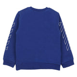 Off-White Blue Big Bookish Logo Print Sweatshirt