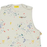 Off-White Light Grey Splat Sleeping Bag