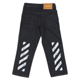 Off-White Black Logo Patch Jeans