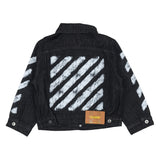 Off-White Diagonal Sponge Denim Jacket