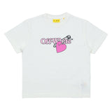 Off-White White Cotton Pop Heart Logo T-Shirt
