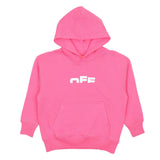 Off-White Pink Type Logo Hoodie