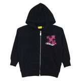 Off-White Black Arrow Spray Zip Up Hoodie