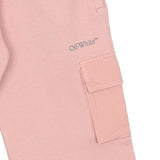 Off-White Pink Arrow Studs Cargo Logo Pants