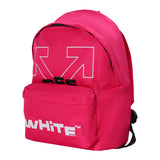 Off-White Pink Type Logo Backpack