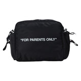 Off-White Black For Parents Only Diaper Bag