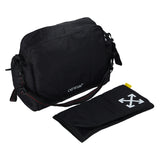 Off-White Black For Parents Only Diaper Bag