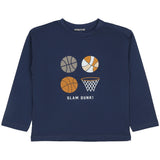 Mayoral Navy Blue Basketball Print T-Shirt