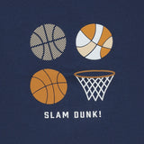 Mayoral Navy Blue Basketball Print T-Shirt