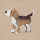 Mayoral Beige Dog Print Pullover