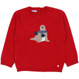Mayoral Red Walrus Print Pullover