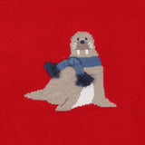 Mayoral Red Walrus Print Pullover