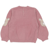 Mayoral Pink Teddy Print Pullover