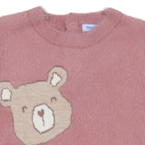 Mayoral Pink Teddy Print Pullover