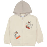 Mayoral Dog Skate Print Hooded Jacket