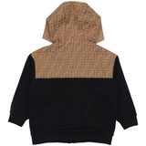 Fendi Black Jersey Hooded Sweatshirt