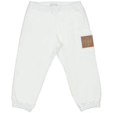 Fendi White Logo Pocket Sweatpants