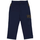 Fendi Navy Jacquard Trousers