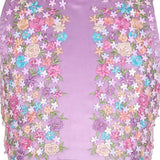 Rang Lavender & White Embroidered Lehenga Choli