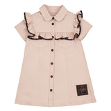 Fendi Beige FF Jacquard Logo Dress