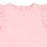 Fendi Pink Baby Girl Dress With Balloon Sleeves