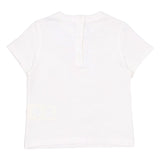 Fendi White Bow-Print T-Shirt In Jersey